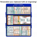 WhiteCoat Clipboard® Trifold - Blue Physical Therapy Edition